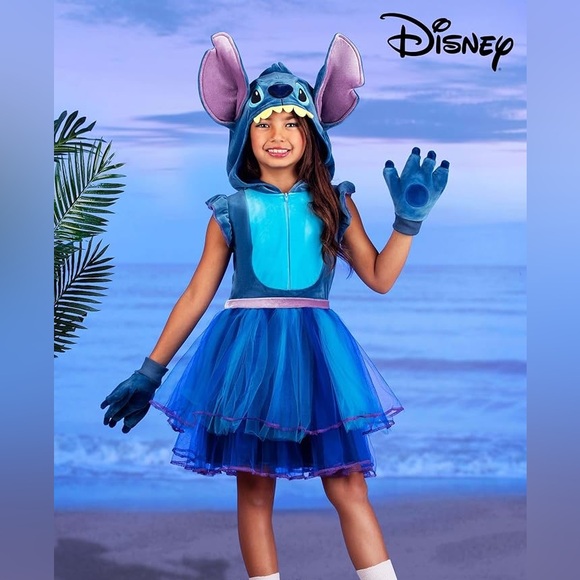 Disney Stitch Girls Costume - Picture 1 of 3